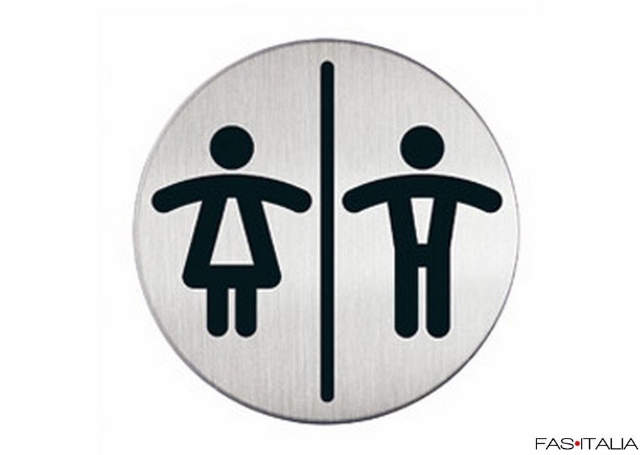 Pittogramma Circolare toilette uomo/donna