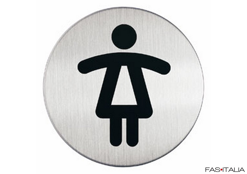 Pittogramma Circolare toilette donna