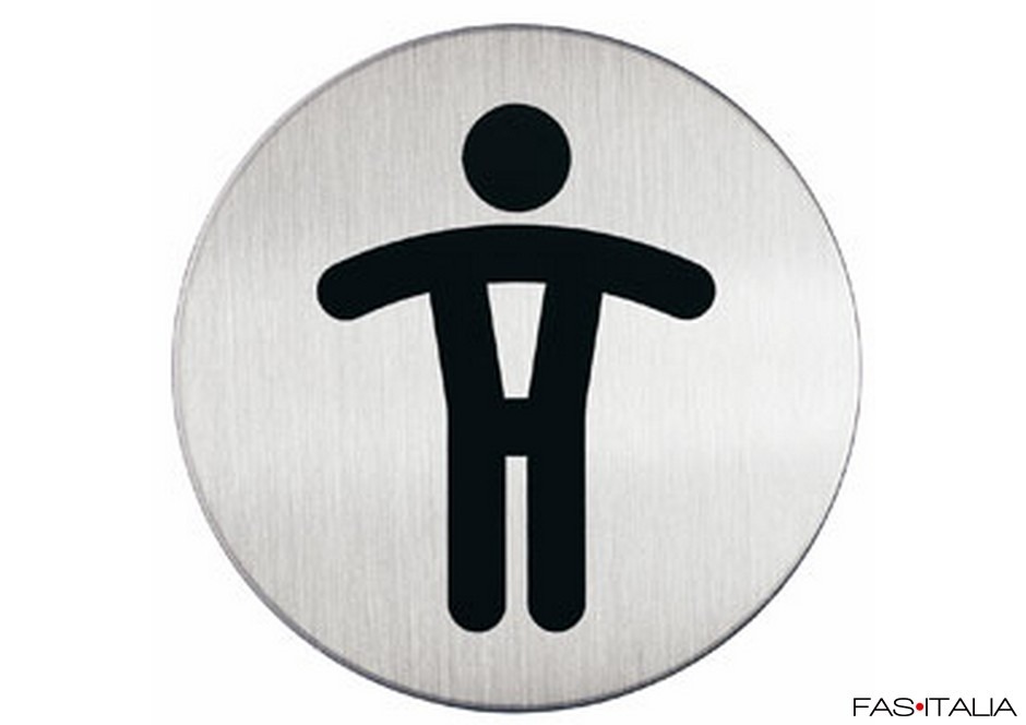 Pittogramma Circolare toilette Uomo