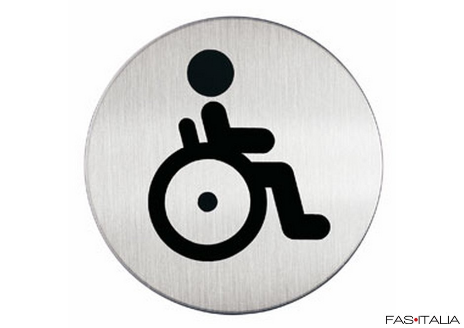 Pittogramma Circolare toilette Disabili