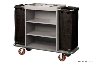 Carrello servizio ai piani inox