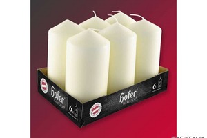 Candele Hofer pillar 60x120 mm confezione da 6