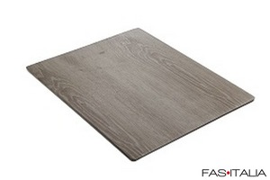 Vassoio in melamina effetto legno GN 1/2