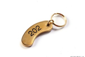 Portachiavi In Ottone PATIKIL 2 Pezzi - Clip Con Chiusura A Vite 36x16 Mm, Resistenti Alla Ruggine Per Chiavi Auto E Casa