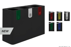 Stazione per raccolta differenziata 3 sacchi x60l