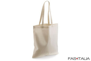 Borsa shopping in cotone naturale personalizzata