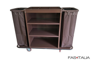 Carrello biancheria 2 sacchi