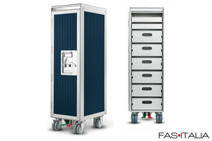 Carrello compatto rifornimento minibar