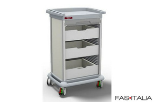 Carrello rifornimento frigobar con serrandina