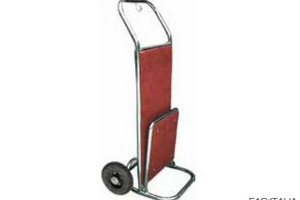 Carrello porta bagagli inox 56x70