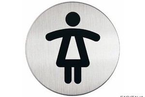 Pittogramma Circolare toilette donna