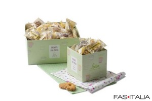 Scatola biscotti al burro assortiti conf. 200 pz